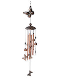 Metal Animal Wind Chimes Bronze Color