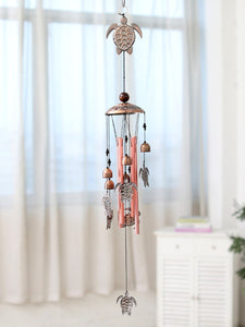 Metal Animal Wind Chimes Bronze Color