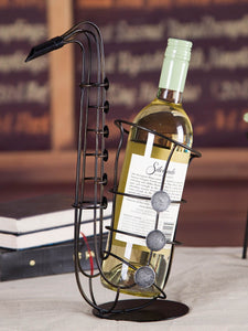 Creative Saxophone Metal Wine Rack
