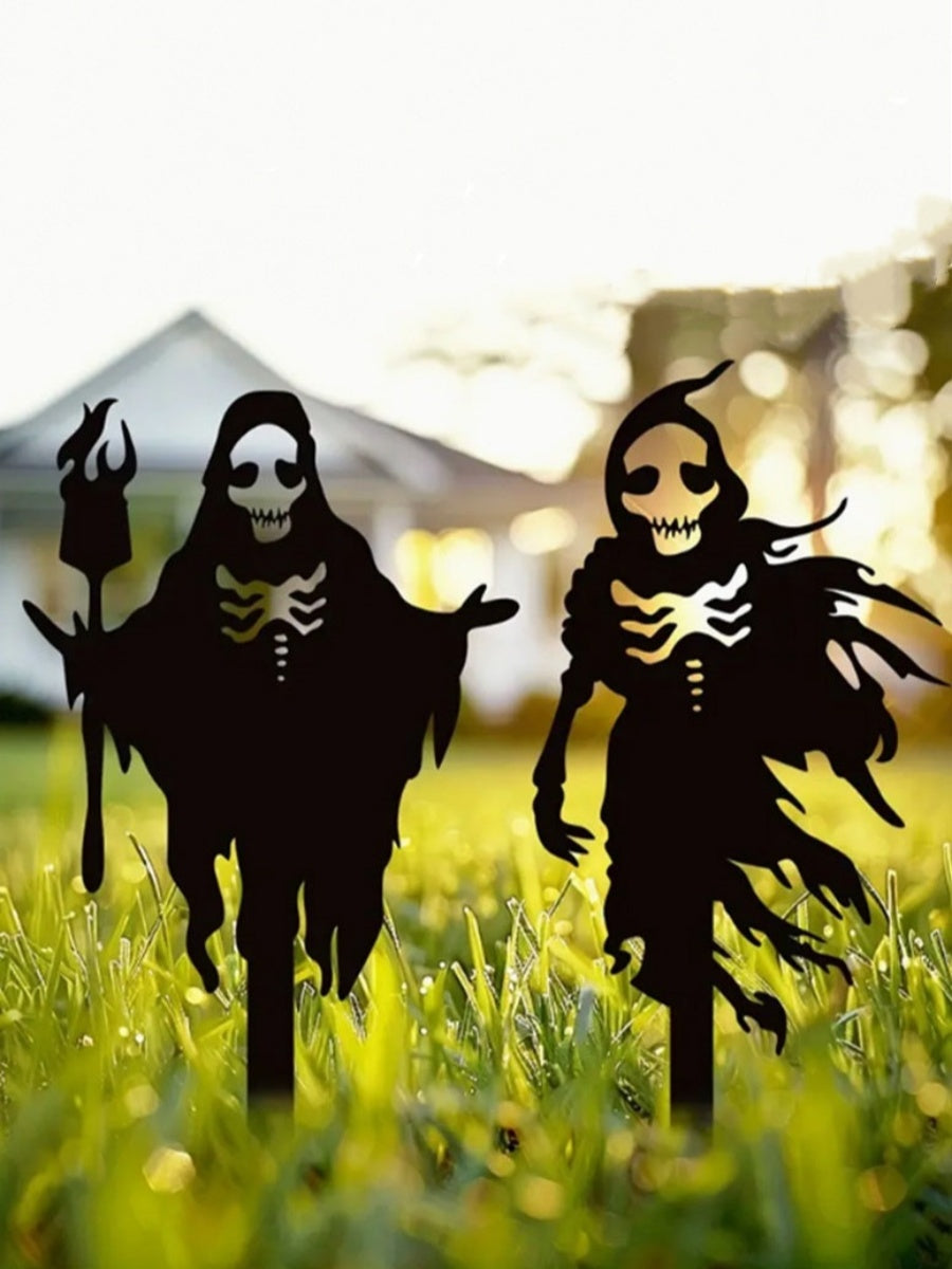 Halloween Outdoor Metal Ghost Grim Reaper Decoration