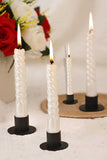 Christmas metal candlesticks dinner table candlesticks