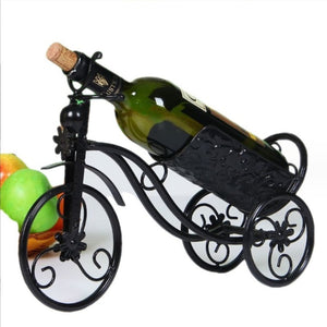 Iron Art Tricycle Wine Rack