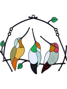Metal Suncatcher Bird Window Hangings