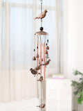 Metal Animal Wind Chimes Bronze Color