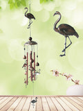 Metal Animal Wind Chimes Bronze Color