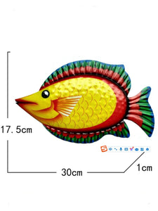 Tropical Metal Fish Wall Art