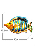 Tropical Metal Fish Wall Art