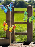 Three Large Outdoor Metal Butterfly