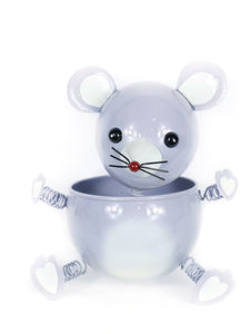 Cute Gray Mouse Pot