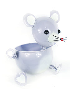 Cute Gray Mouse Pot