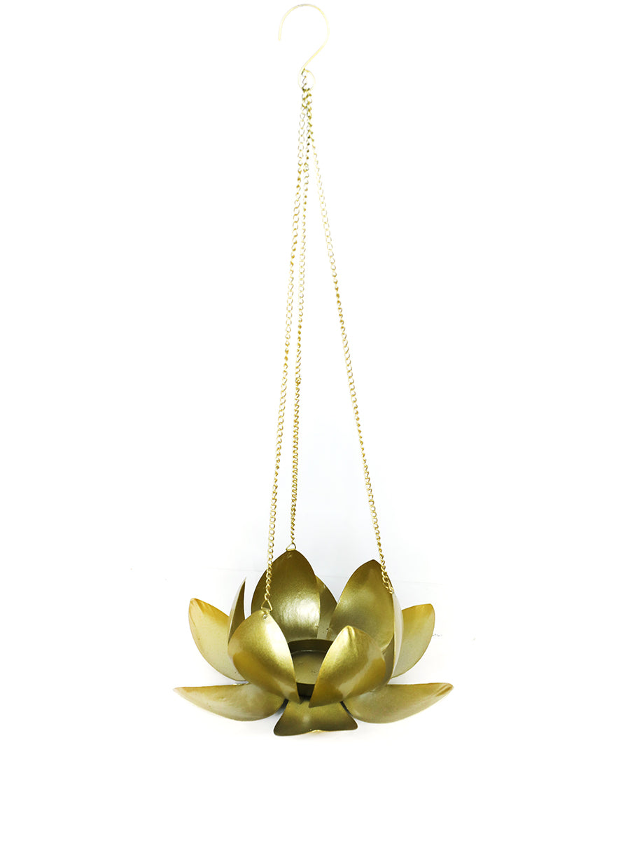 Christmas Lotus Hanging Candlestick