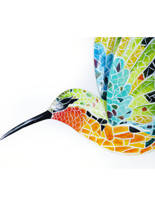 Colorful Hummingbird Wall