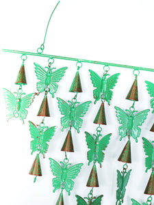 Metal Painted Butterfly Wind Chime