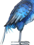 Painted Metal Parrot Model