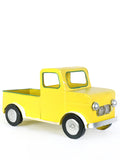 Yellow Vintage Metal Pickup Truck Model