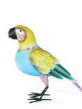 Metal Yellow Back Parrot Model