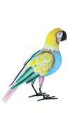 Metal Yellow Back Parrot Model