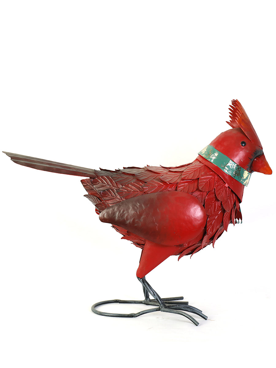 Metal Cardinal bird Model Christmas