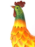 Hand-Painted Metal Rooster Model