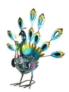 Metal Peacock Open Screen Model