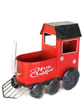 Red Christmas Home Decoration Train Model