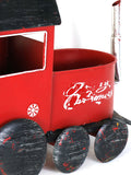 Red Christmas Home Decoration Train Model